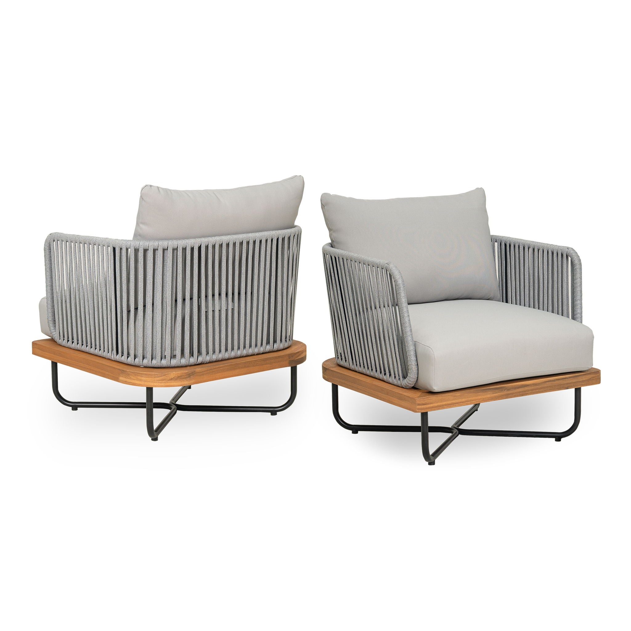 Lucca Outdoor Acacia Wood Chair