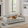 Soft and Comfortable Pet Bed for Big and Oversized Dogs - Beige