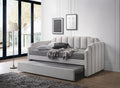 Peridot Twin Daybed With Trundle - Dove Gray