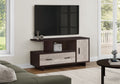 Contemporary TV Stand Console with Storage and Wire Management