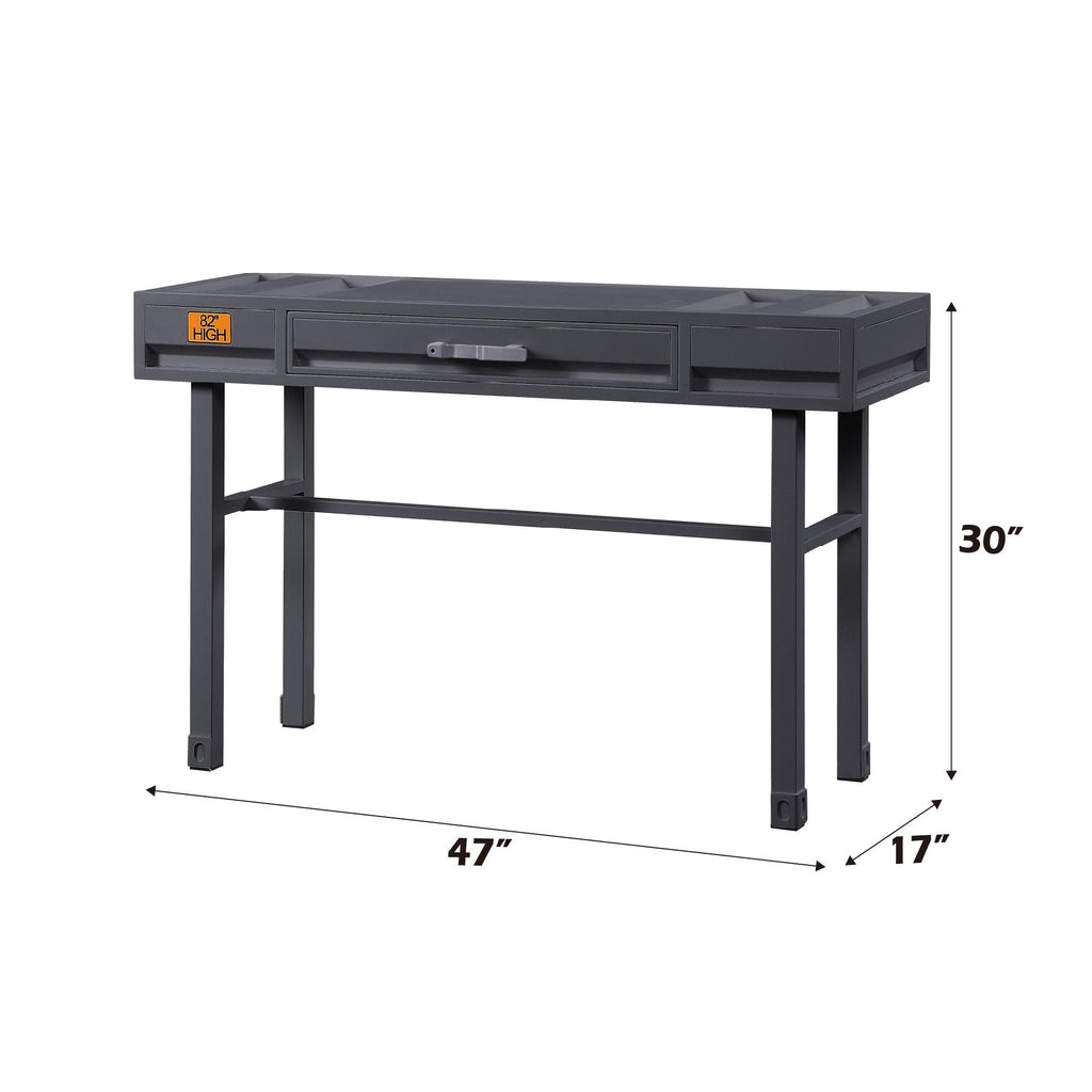 Cargo Vanity Desk With Functional Storage