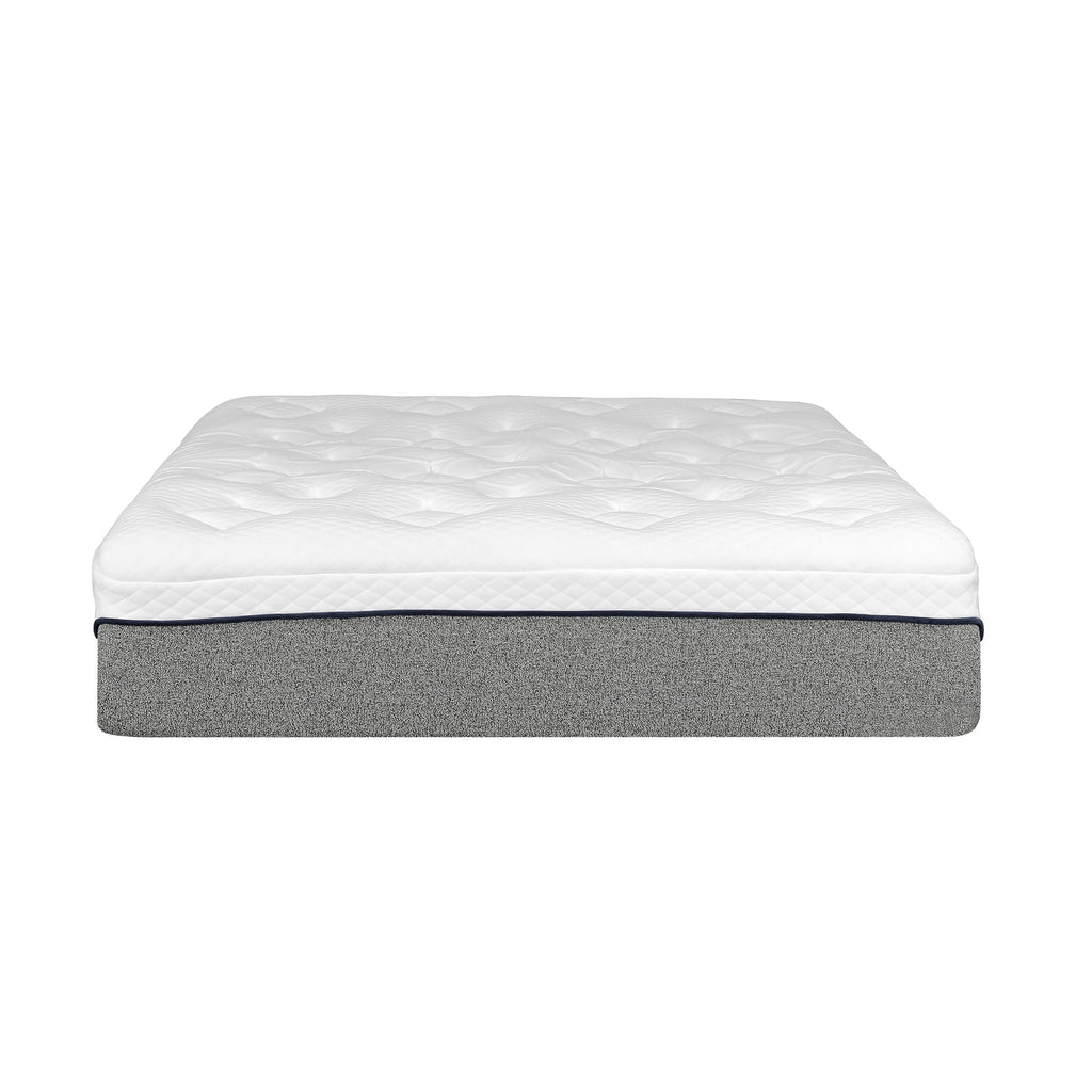 13" Ultra Plush Gel Memory Foam Mattress For Bed With Double Layered Jacquard Cover - Gray / White - King