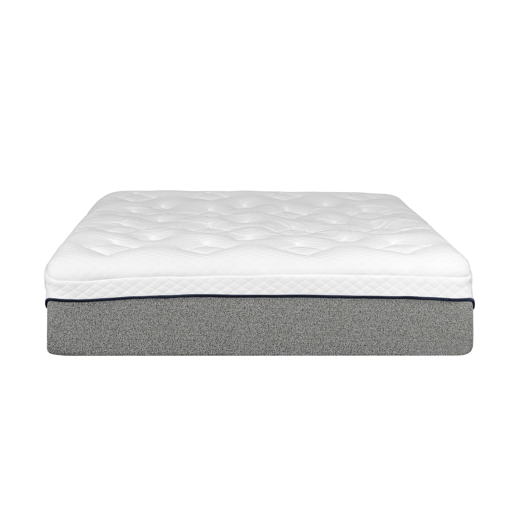 13" Ultra Plush Gel Memory Foam Mattress For Bed With Double Layered Jacquard Cover - Gray / White - King