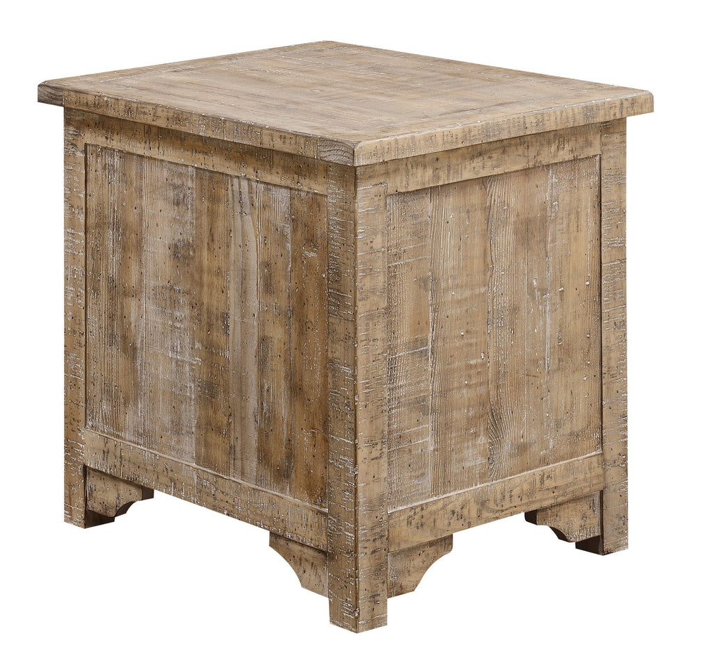 Chair Side Table - Taupe