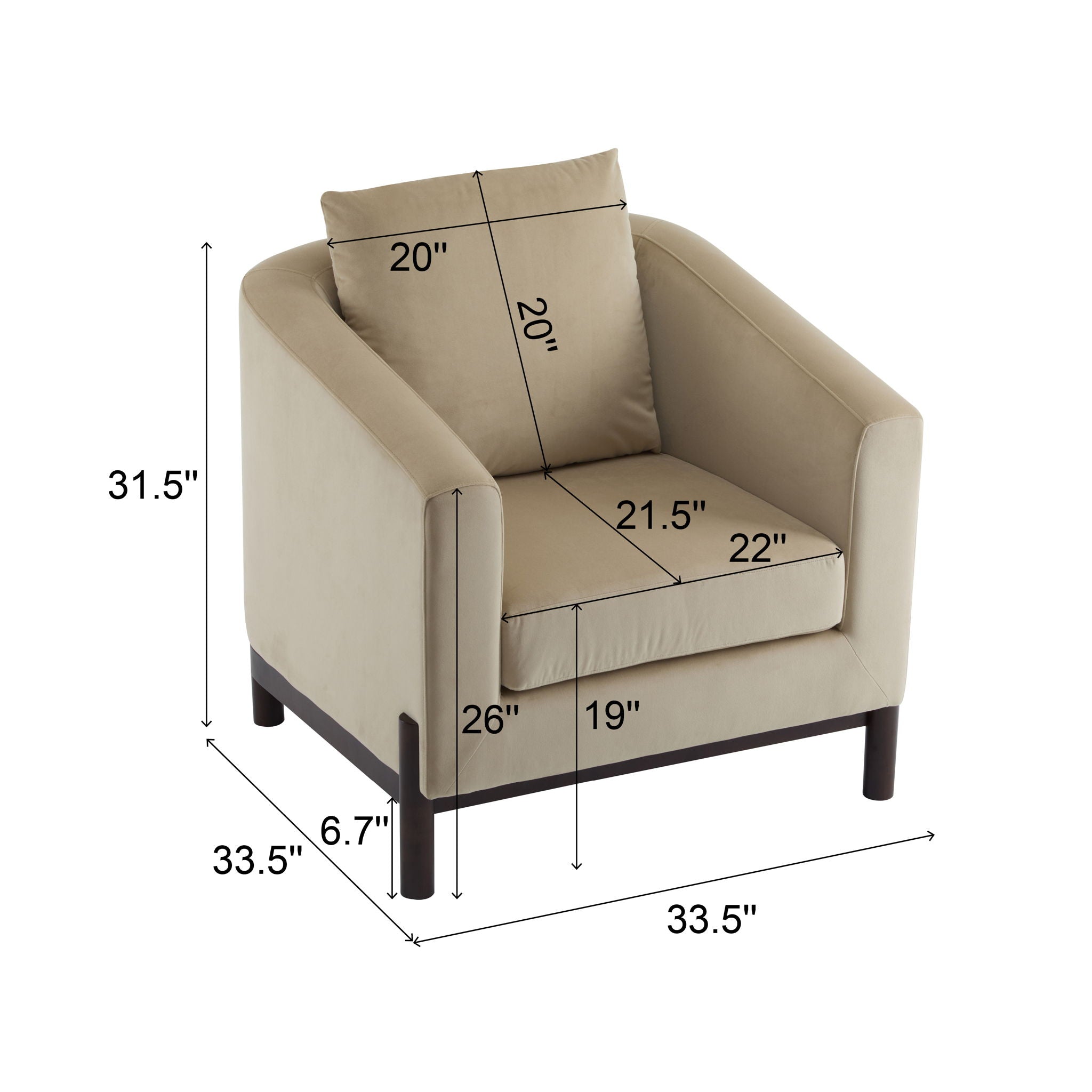 Anurudh Barrel Club Upholstered Chair