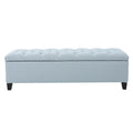 Glouster Contemporary Storage Ottoman with Button Tufted Design
