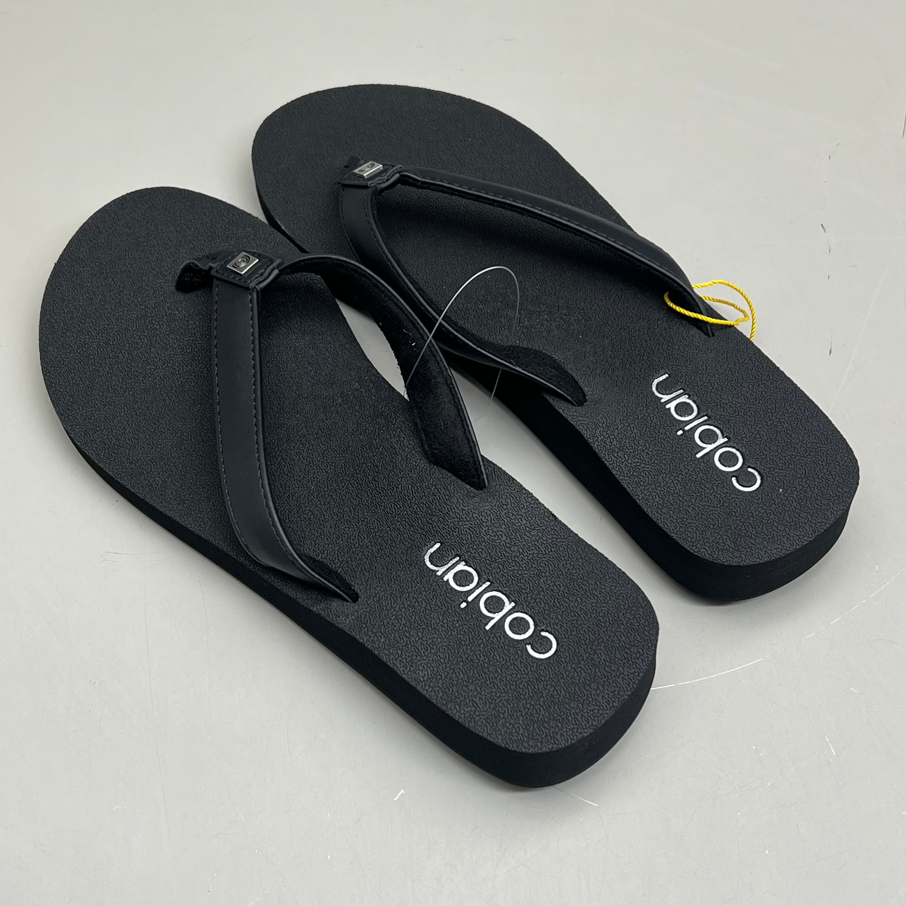 COBIAN Skinny Bounce Comfortable Synthetic Strap Women's Sz 6 Black SKI25-001-06
