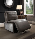 Metier Power Motion Recliner - Gray / Aluminum