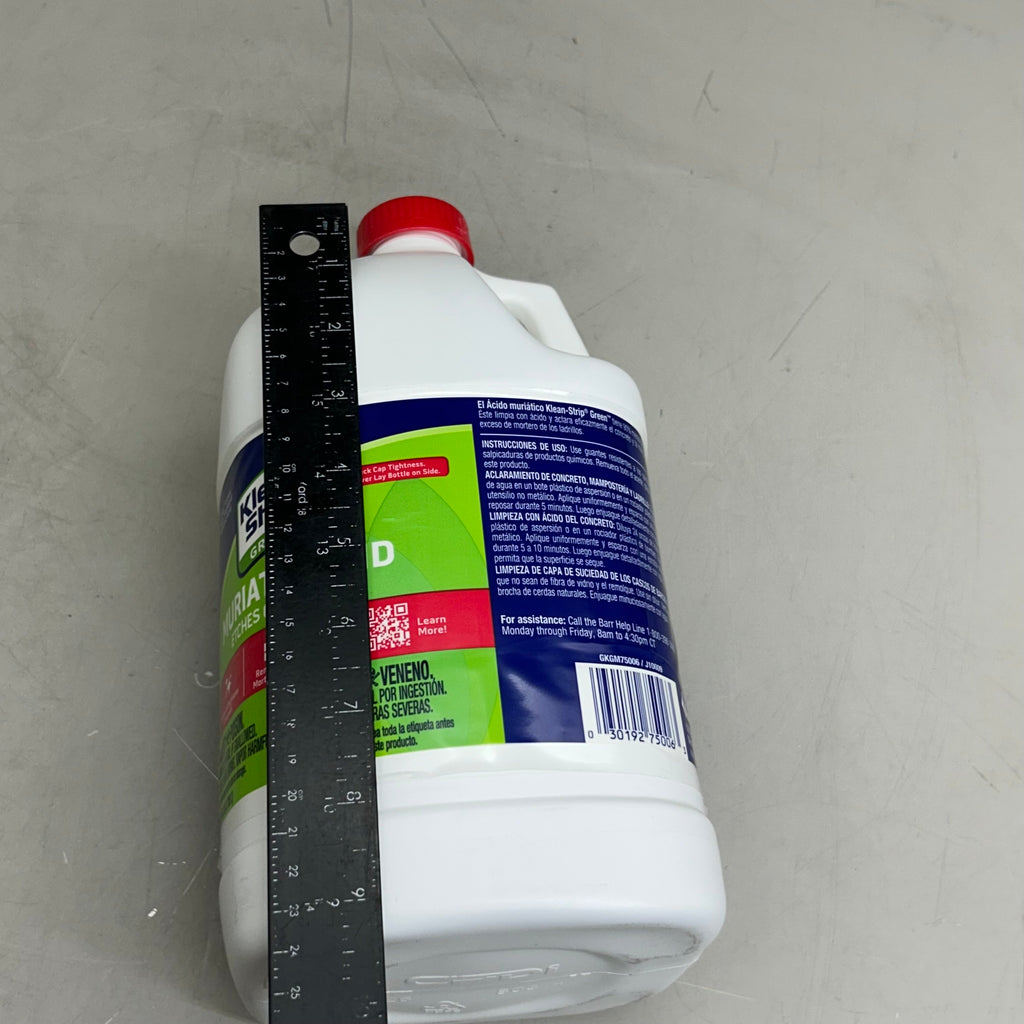 ZA@ KLEAN STRIP Muriatic Acid *Etches Concrete* 1 Gallon GKGM75006