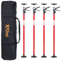 Adjustable Steel Support Pole System for Jacks and Drywalls with Carry Bag