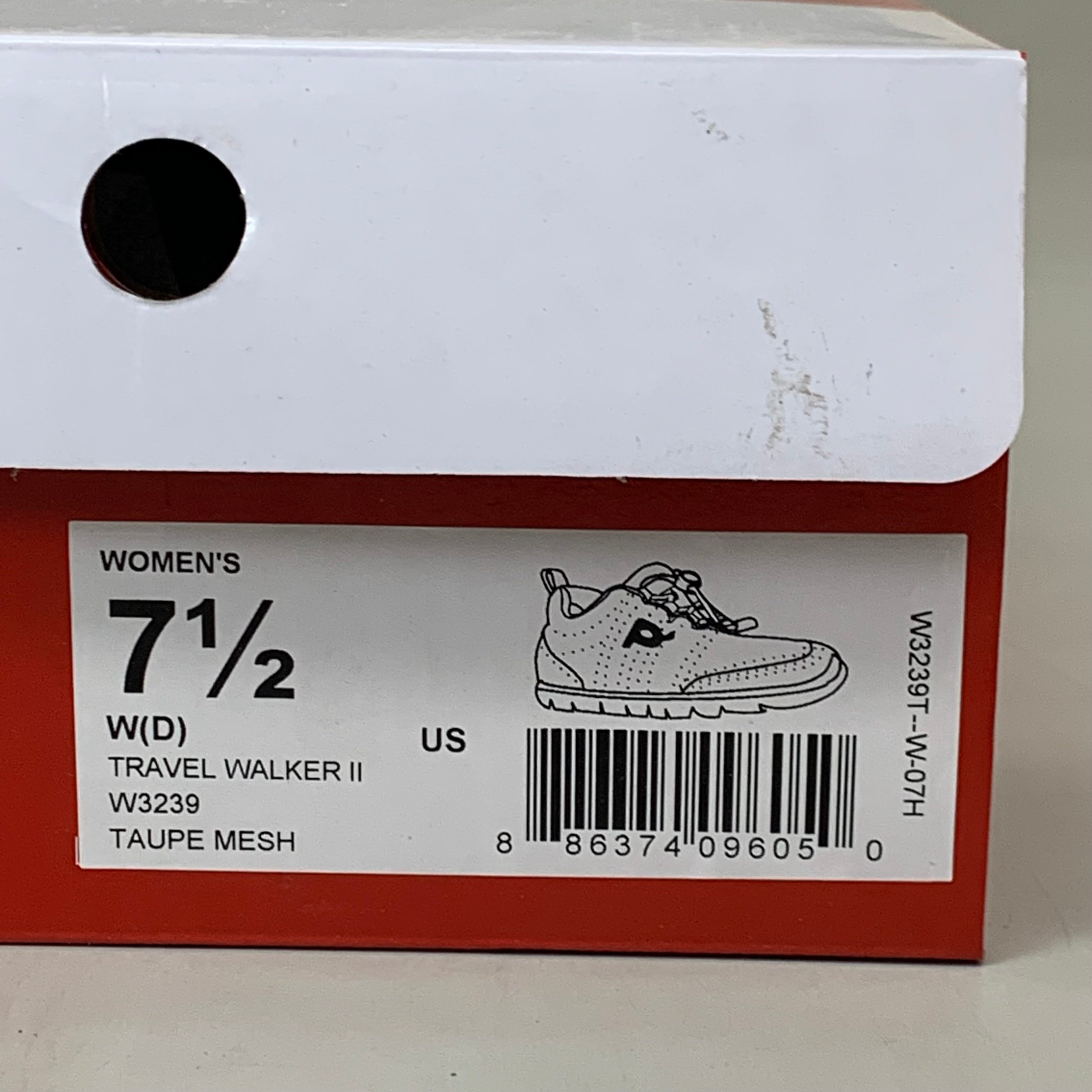 PROPET Travel Walker II Sneaker Shoes Women's SZ 7.5 Taupe Mesh W3239T-W-07H