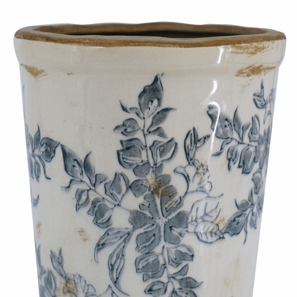 5.3x5.3x9.6' Flower Vase with Wide Mouth