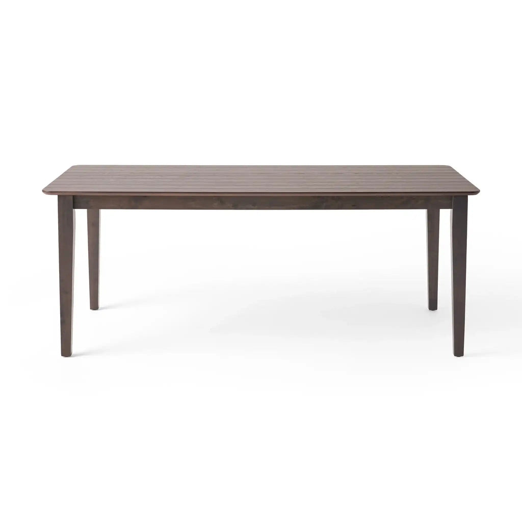 Farmhouse Charm Dining Table With Square Leg