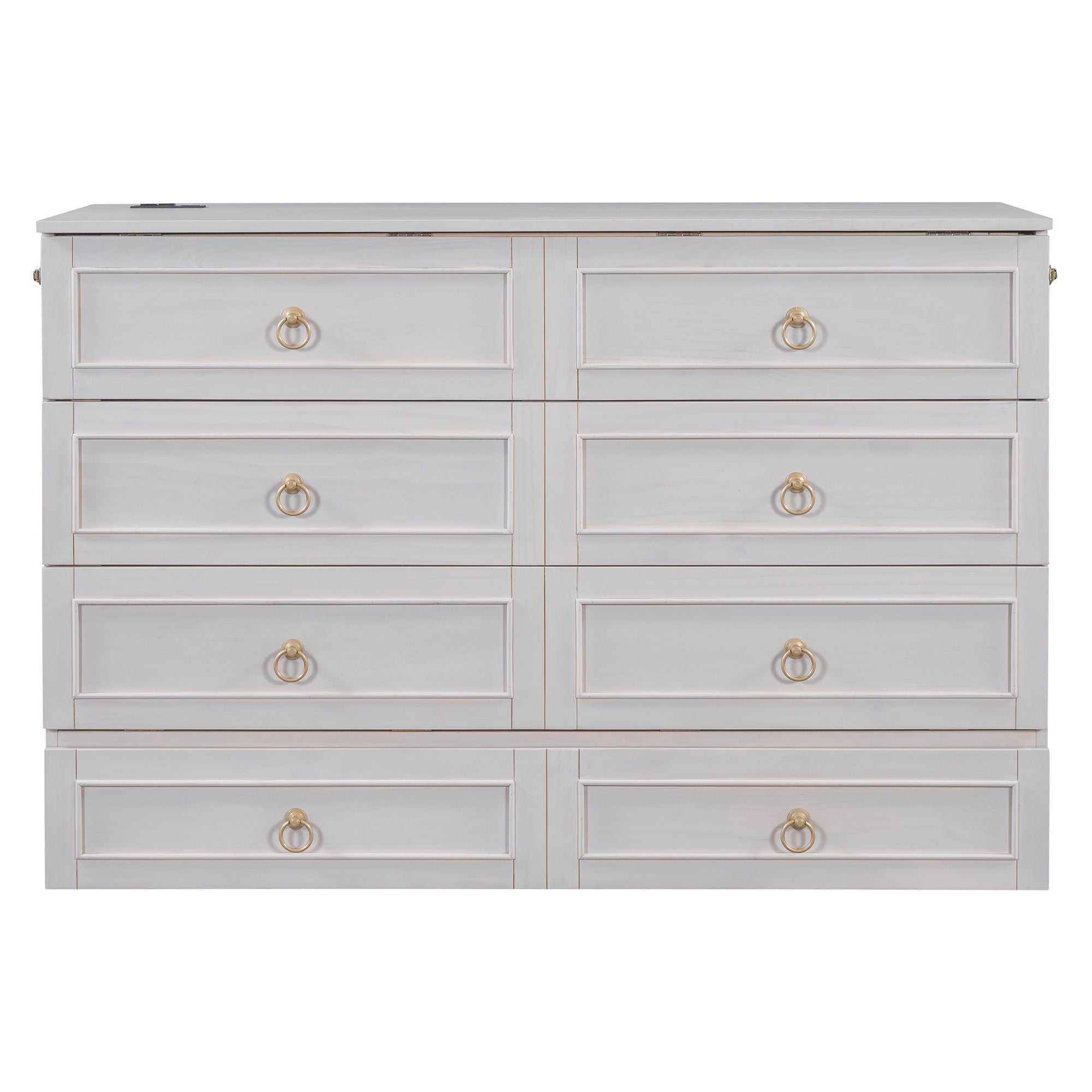 Murphy Bed With Large Drawers And Stylish Design