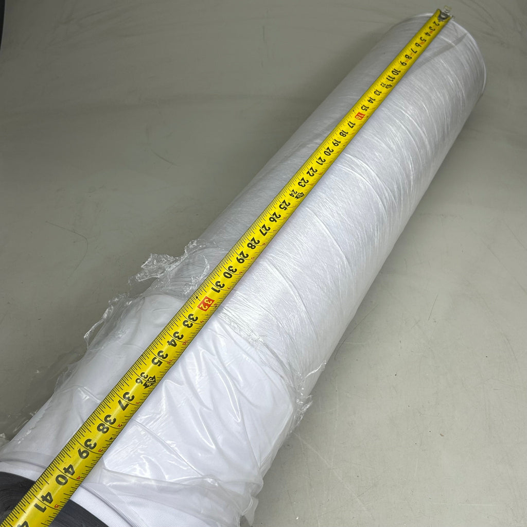 Textured Lining Fabric/Material Roll 40.5"x 328.0' White