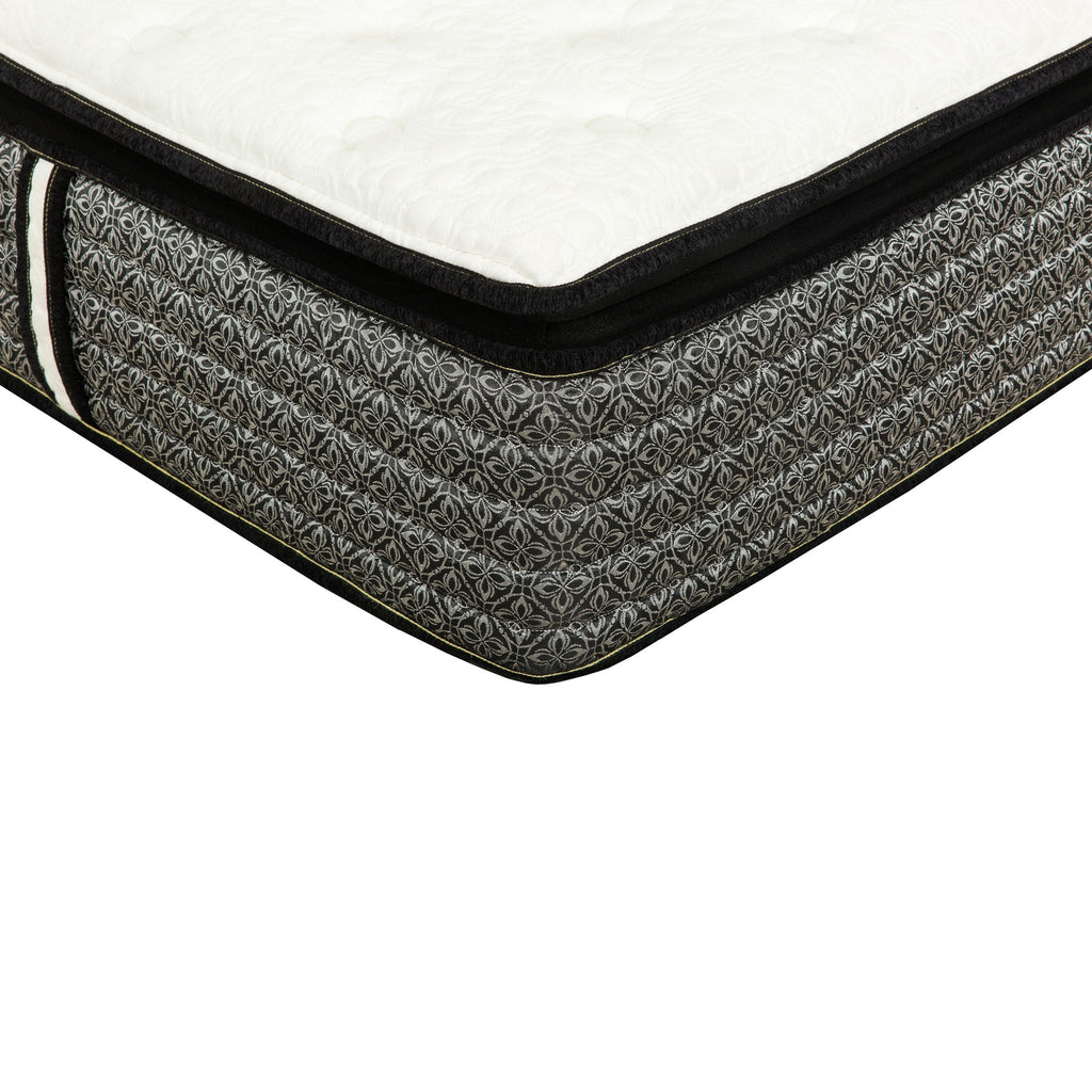 14" Premium Hybrid Mattress In A Box Plush Gel Memory Foam Top With Cooling Technology - Gray / White - Queen