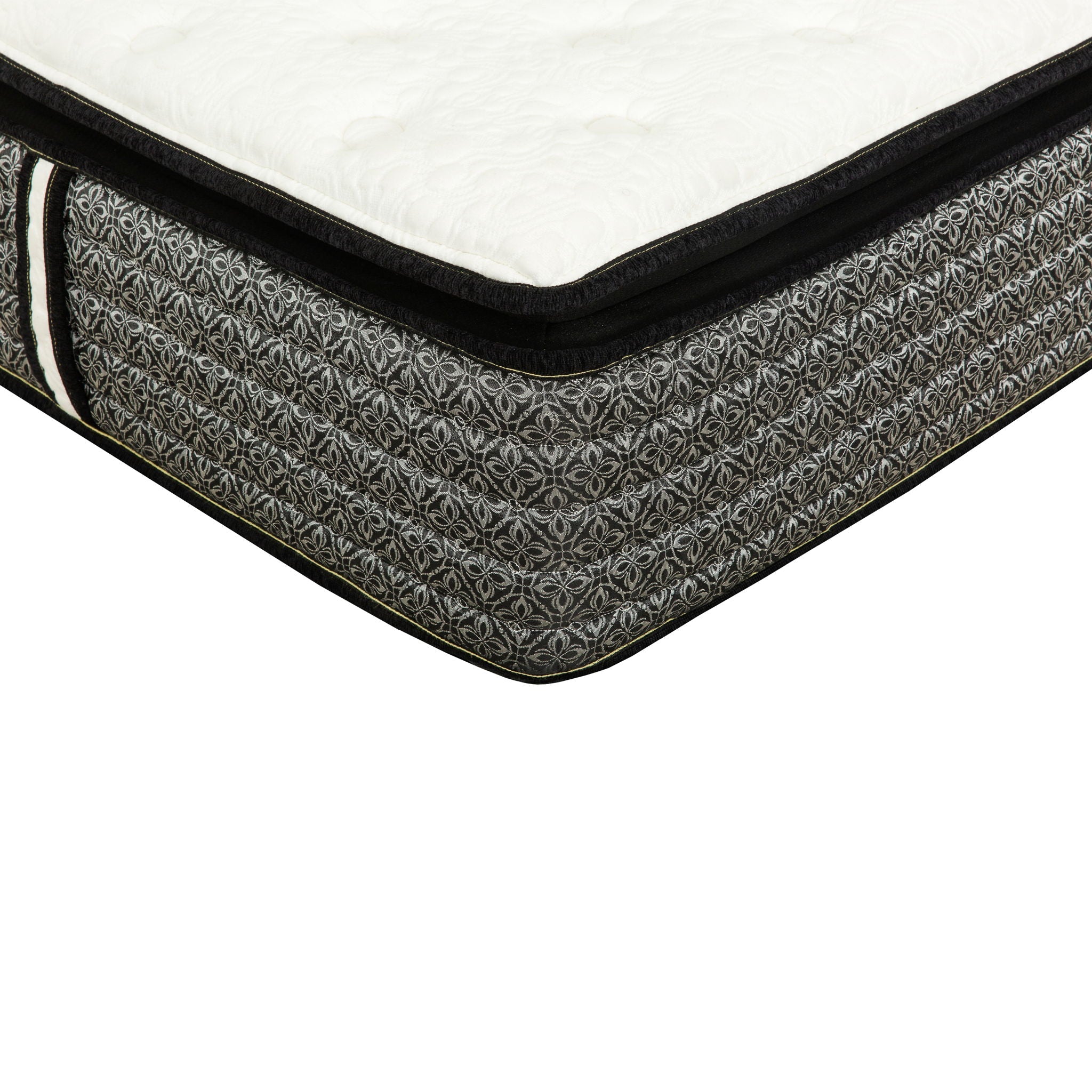 14" Premium Hybrid Mattress In A Box Plush Gel Memory Foam Top With Cooling Technology - Gray / White - Queen