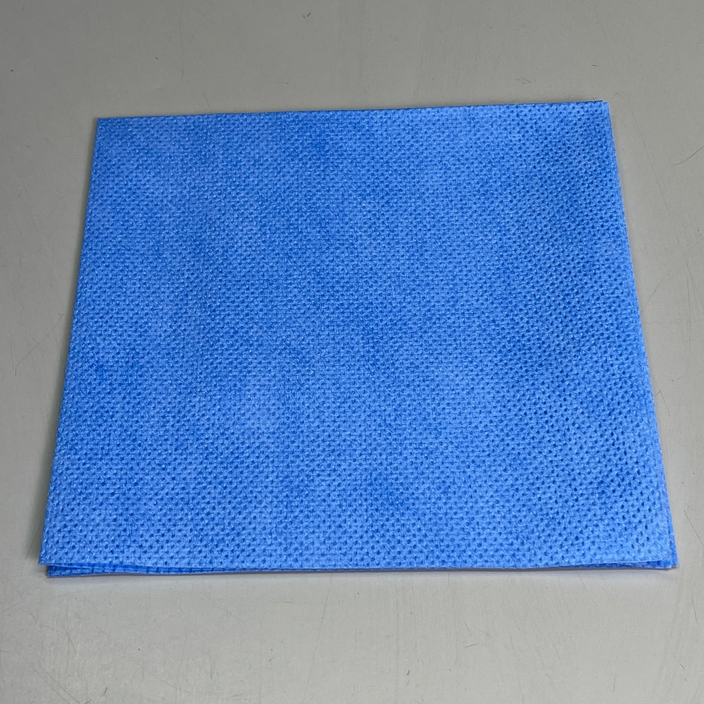 SHORE MANUFACTURING (500 PACK) Foodservice Wipes Sz 13.5" x 14" Blue SM8257