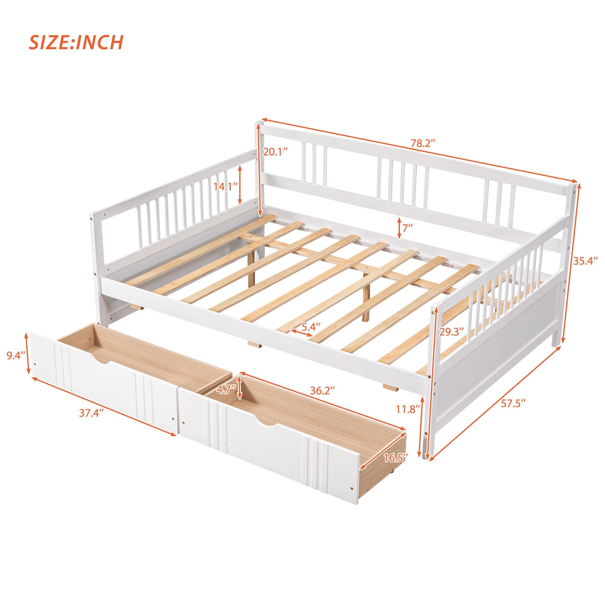Multifunctional Modern Daybed