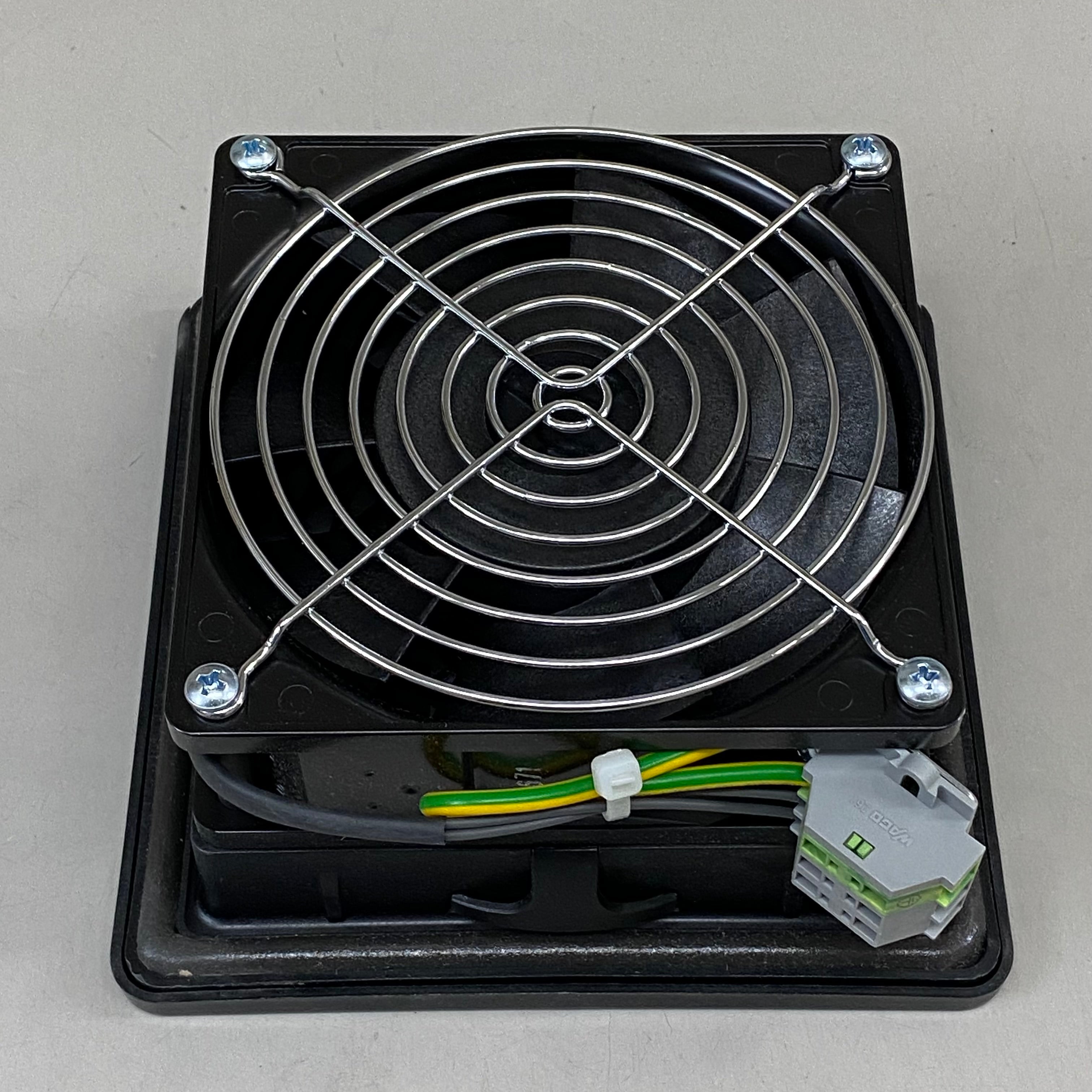 HOFFMAN 3R Side-Mount Filter Fan 5.9"x5.9"x2.9" Black HN0516513