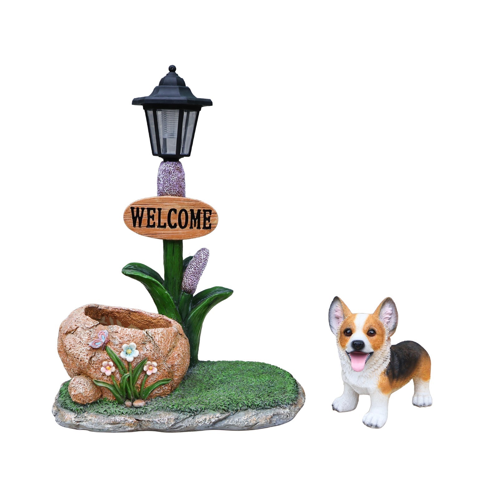 Corgi Dog Planter Garden Decor
