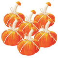 Handcrafted Farmhouse Harvest Pumpkins – Set of 6