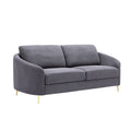 Yuina Linen Sofa in Gray