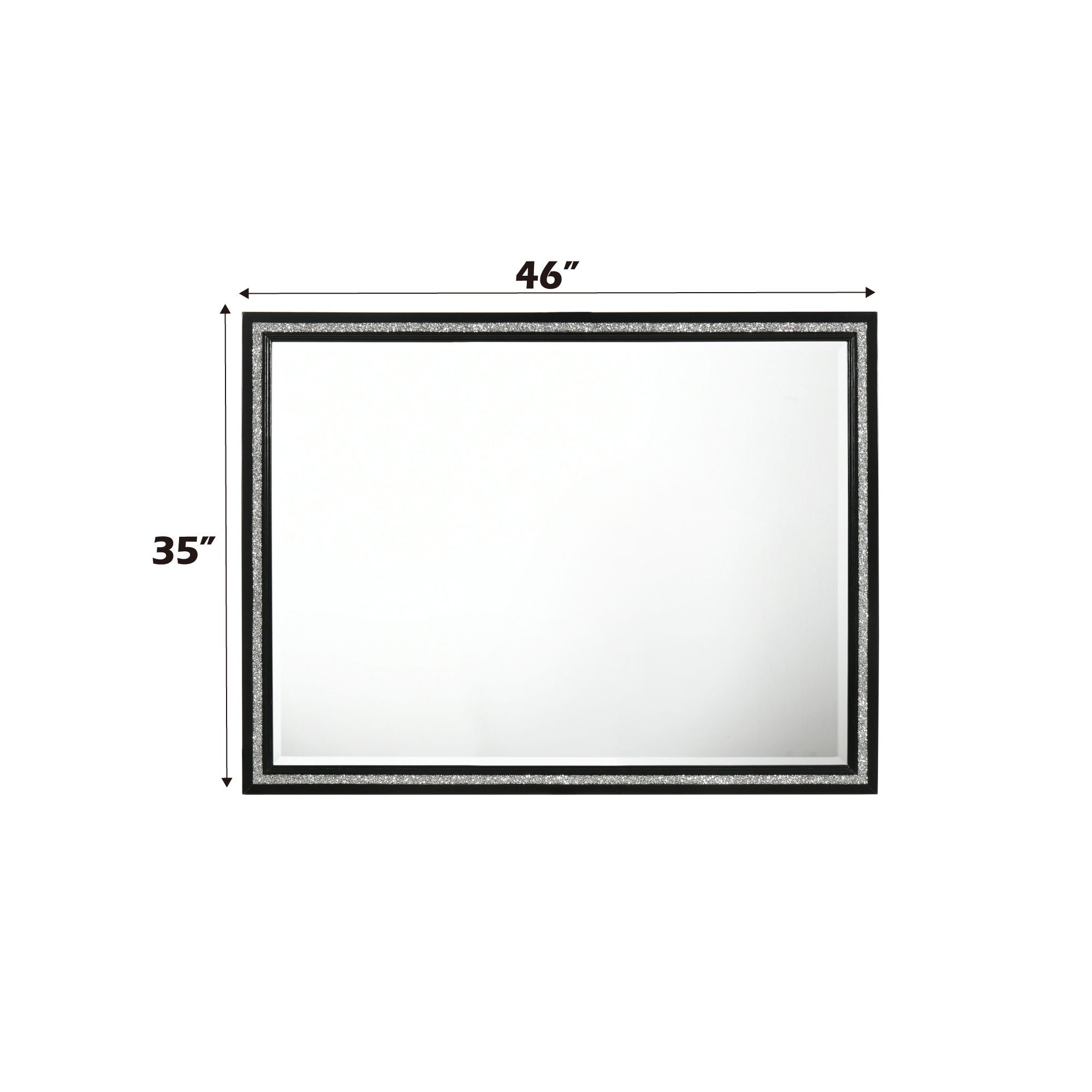 Haiden Weathered Mirror Black