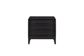 3 Drawer Nightstand With USB - Black