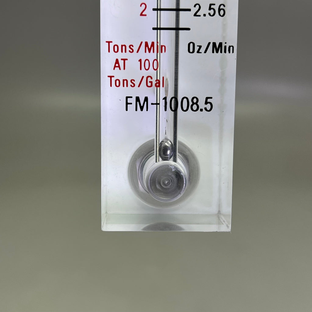 DOHRMANN ENTERPRISES INC. Flowmeter For 1/4"IDx3/8"ID Hose 6.5" Clear FM-1008.5