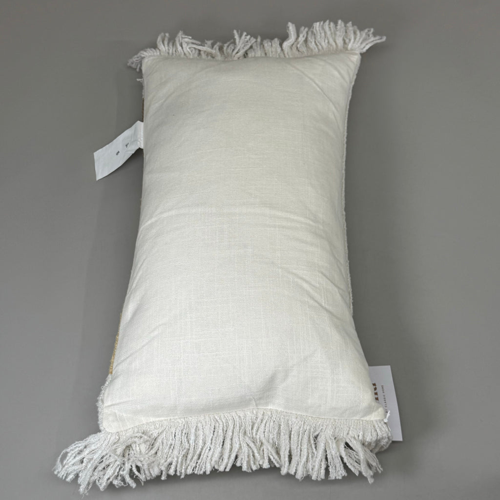 VILLA 14"x26" RN Rahun Decorative Throw Pillow Yellow/Ivory