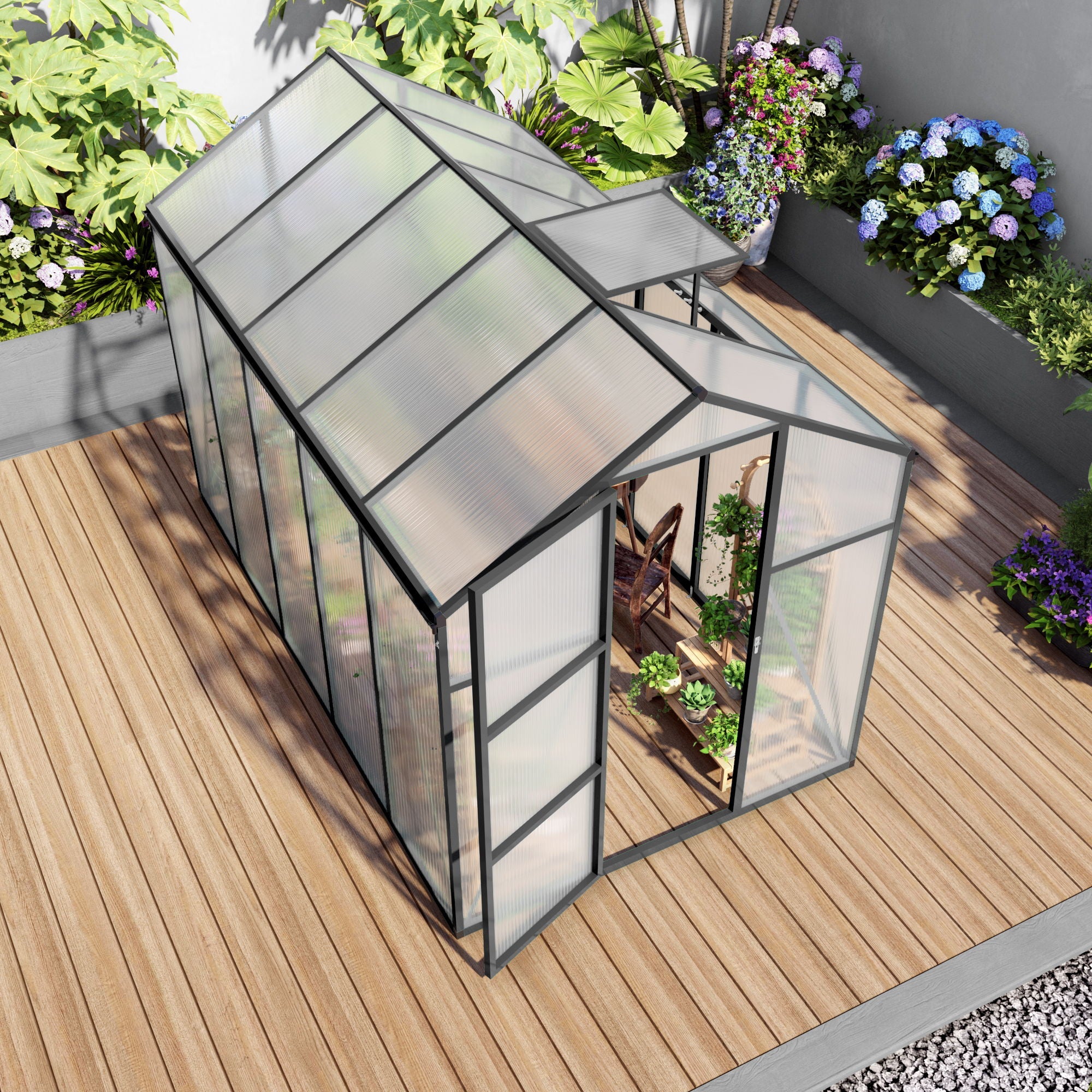 Gain Height Windproof house With Raised Base