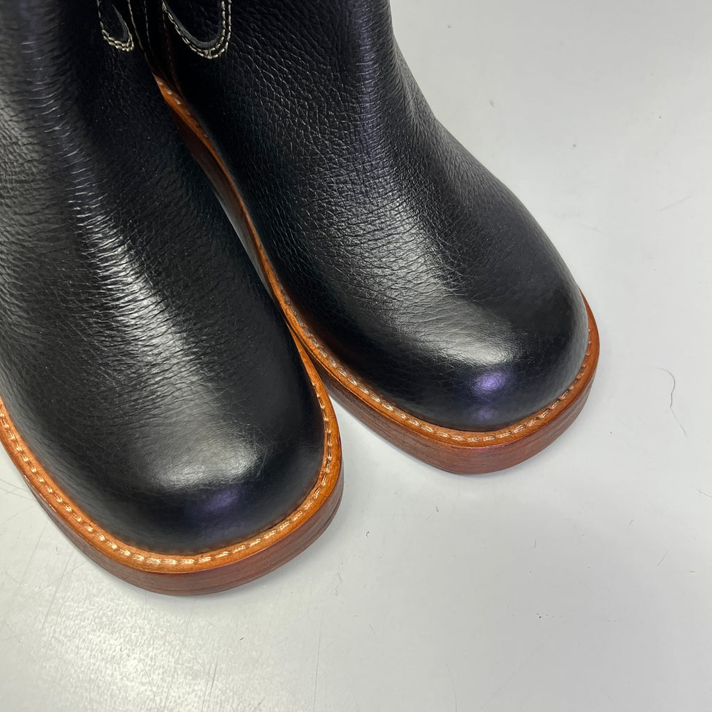FREE PEOPLE Blaze Pull On Boot Women's Sz 6 Victorian Black Leather 88905880