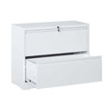 Lateral File Cabinet 2 Drawer, Locking File Cabinet With Anti Tip Interlock, Heavy Duty Storage For Letter / Legal / A4