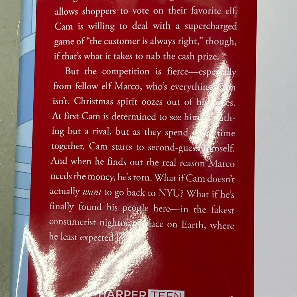 FINDING MY ELF Young Adult Fiction Christmas Hardcover Book By David Valdes
