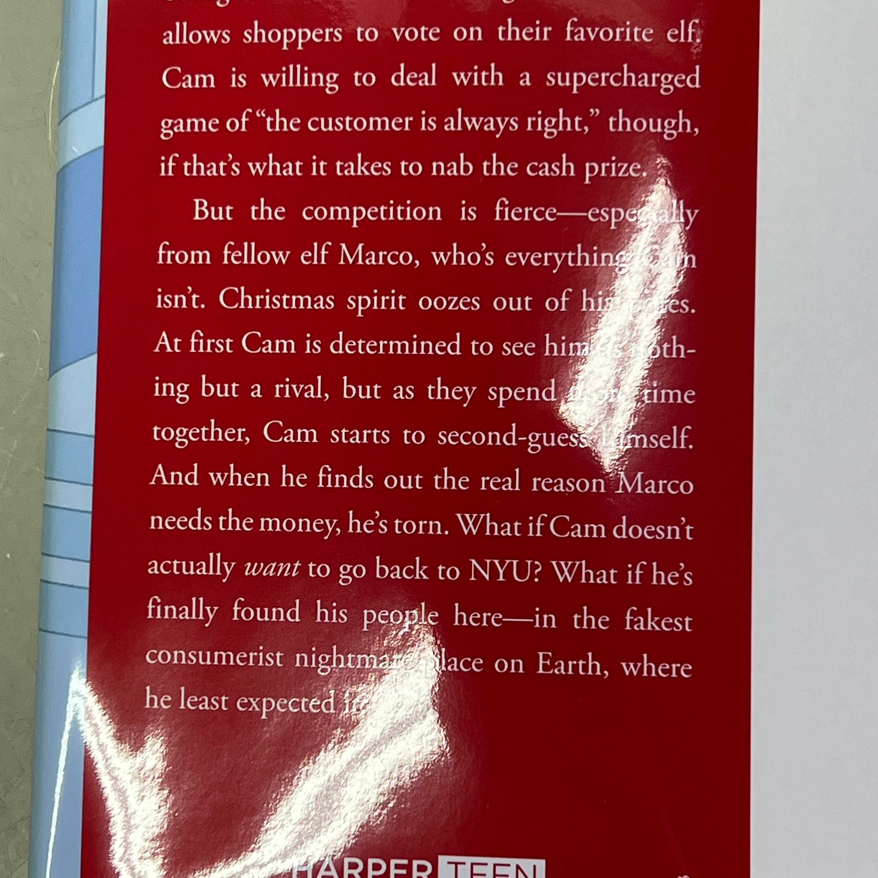 FINDING MY ELF Young Adult Fiction Christmas Hardcover Book By David Valdes