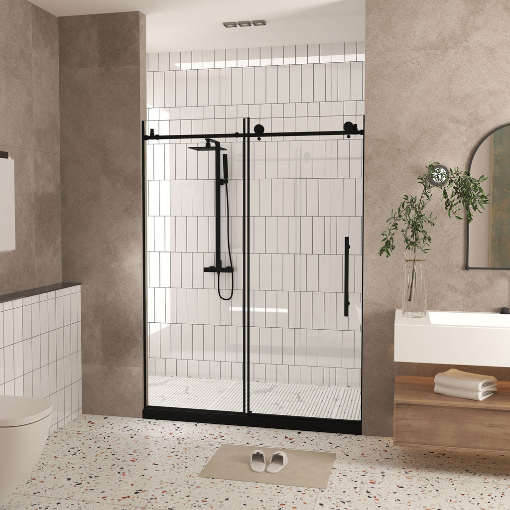 Frameless Shower Door With Handle