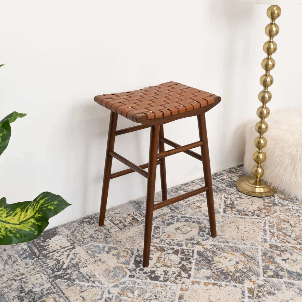 Maya - Stool - Rustic / Tan