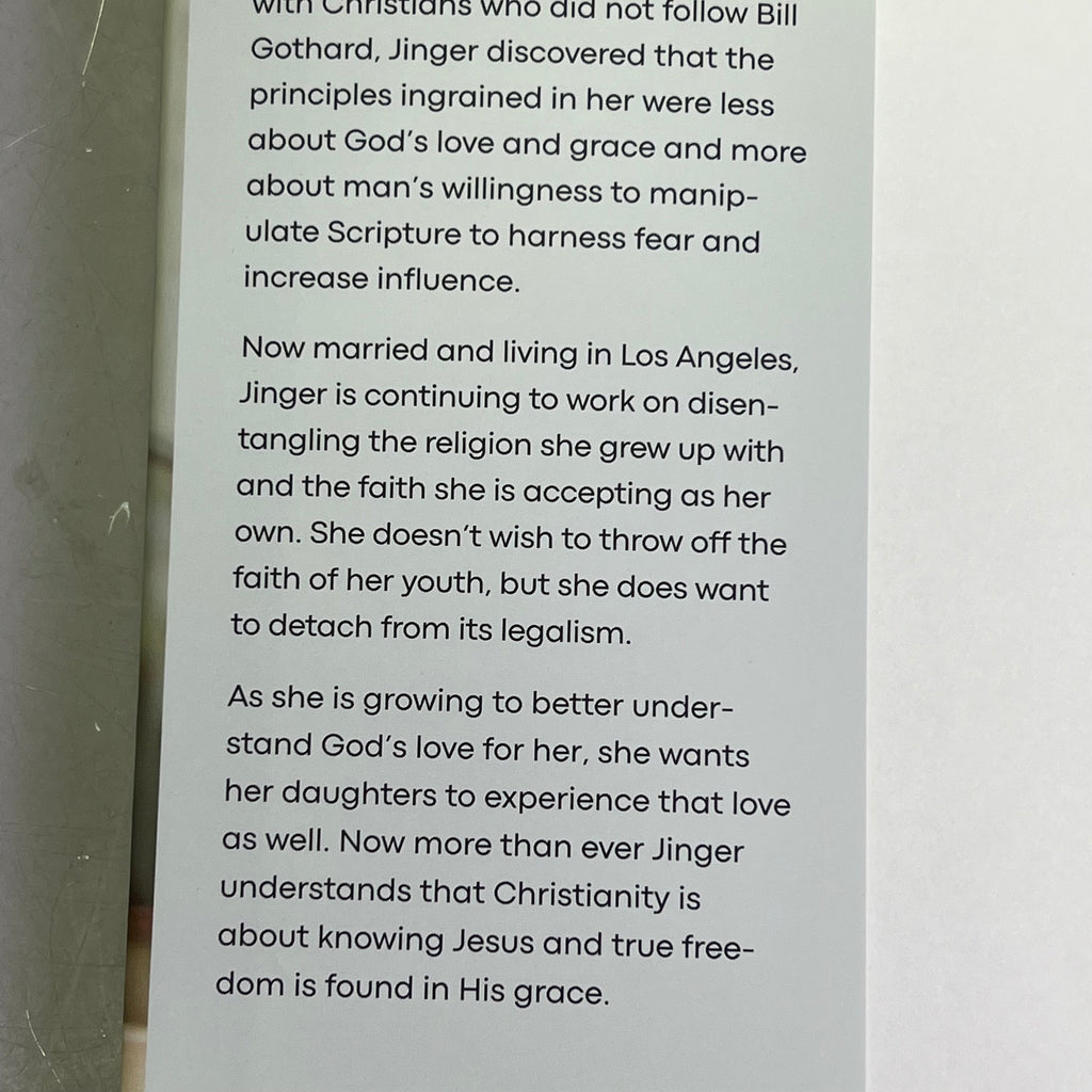 BECOMING FREE INDEED My Story Of Disentangling Faith From Fear Hardback Book