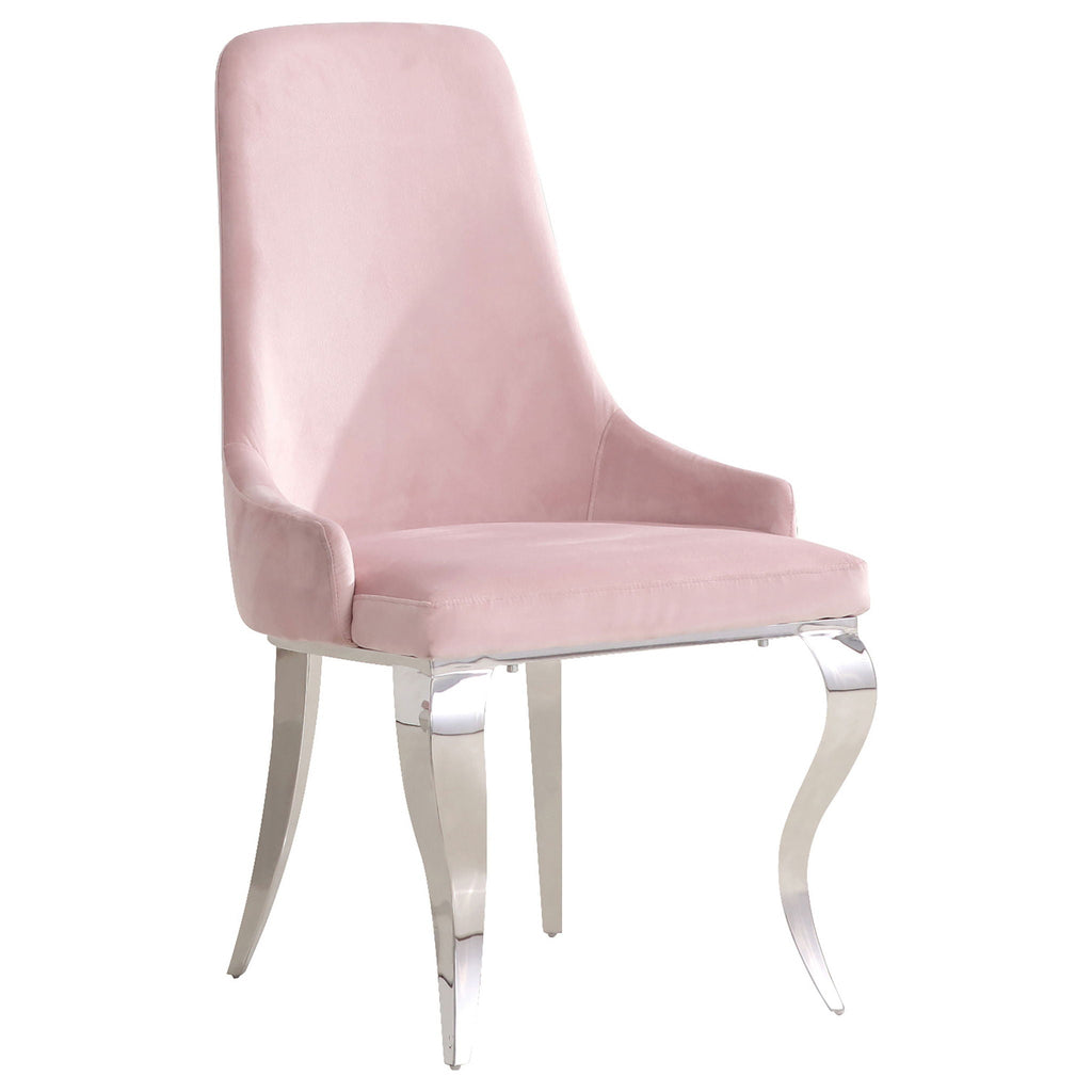 Luxury Upholstered Back Dining Chairs (Set of 2)