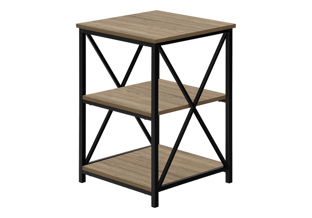 3 Tier Accent Table Side Marble Look Contemporary & Modern