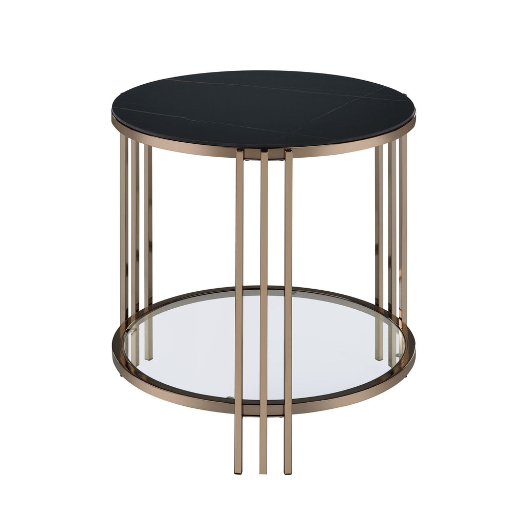 Abisha - Sintered Stone Top Round Tables