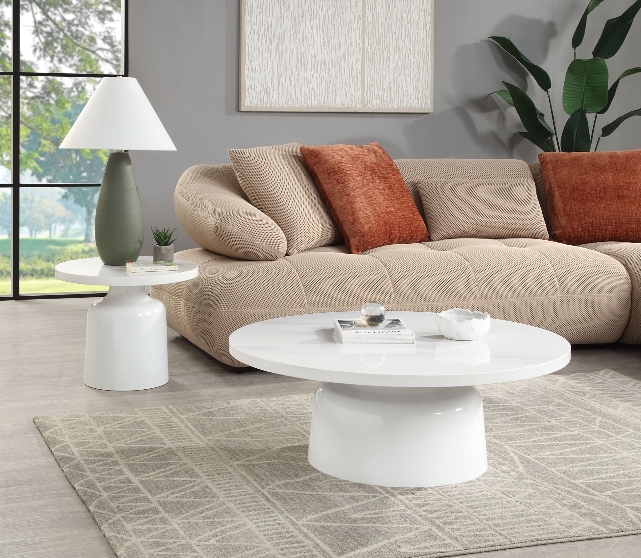 Zaid Engineering Marble High Gloss Table