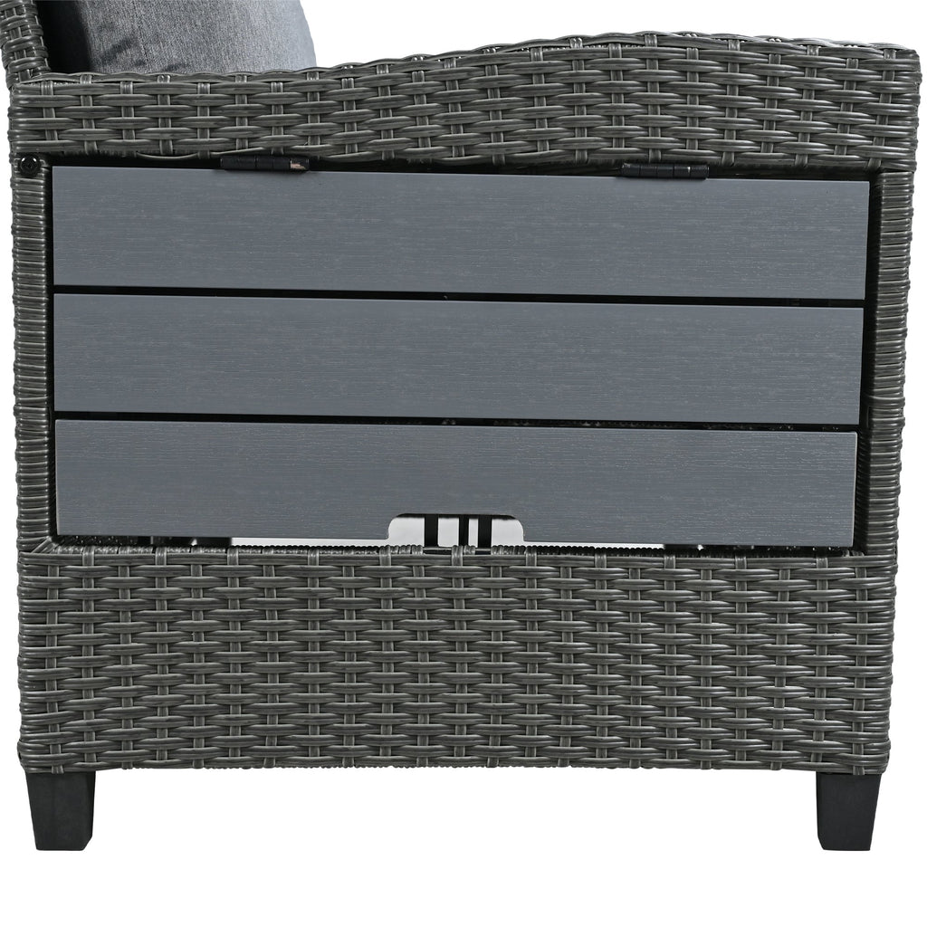 Tomax 5-Piece Outdoor Patio Rattan Sofa Set