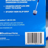 MR. CLEAN Turbo Plunger & Bowl Brush Set 12 1/2" handle w/ 6" dia bowl White 440436