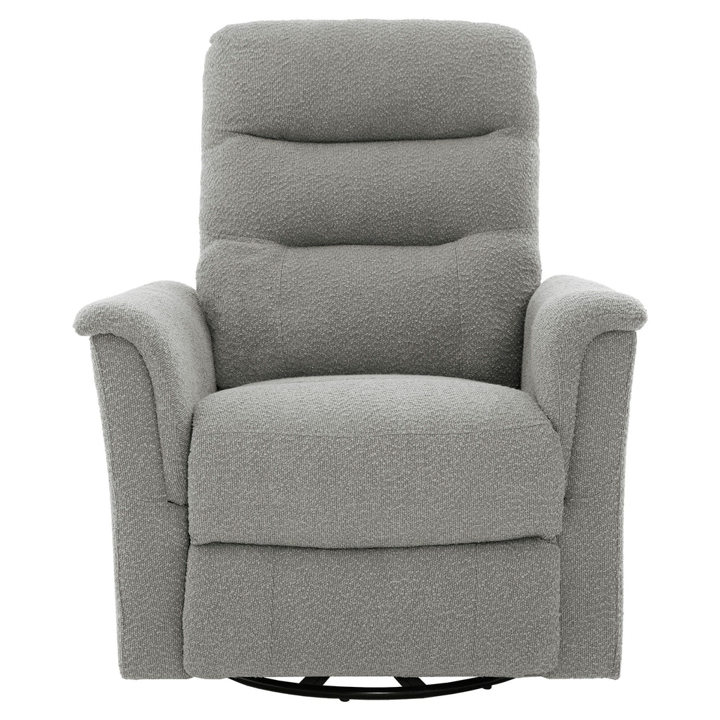 Manual Recliner Chair With 8-Point Massage and Swivel Function
