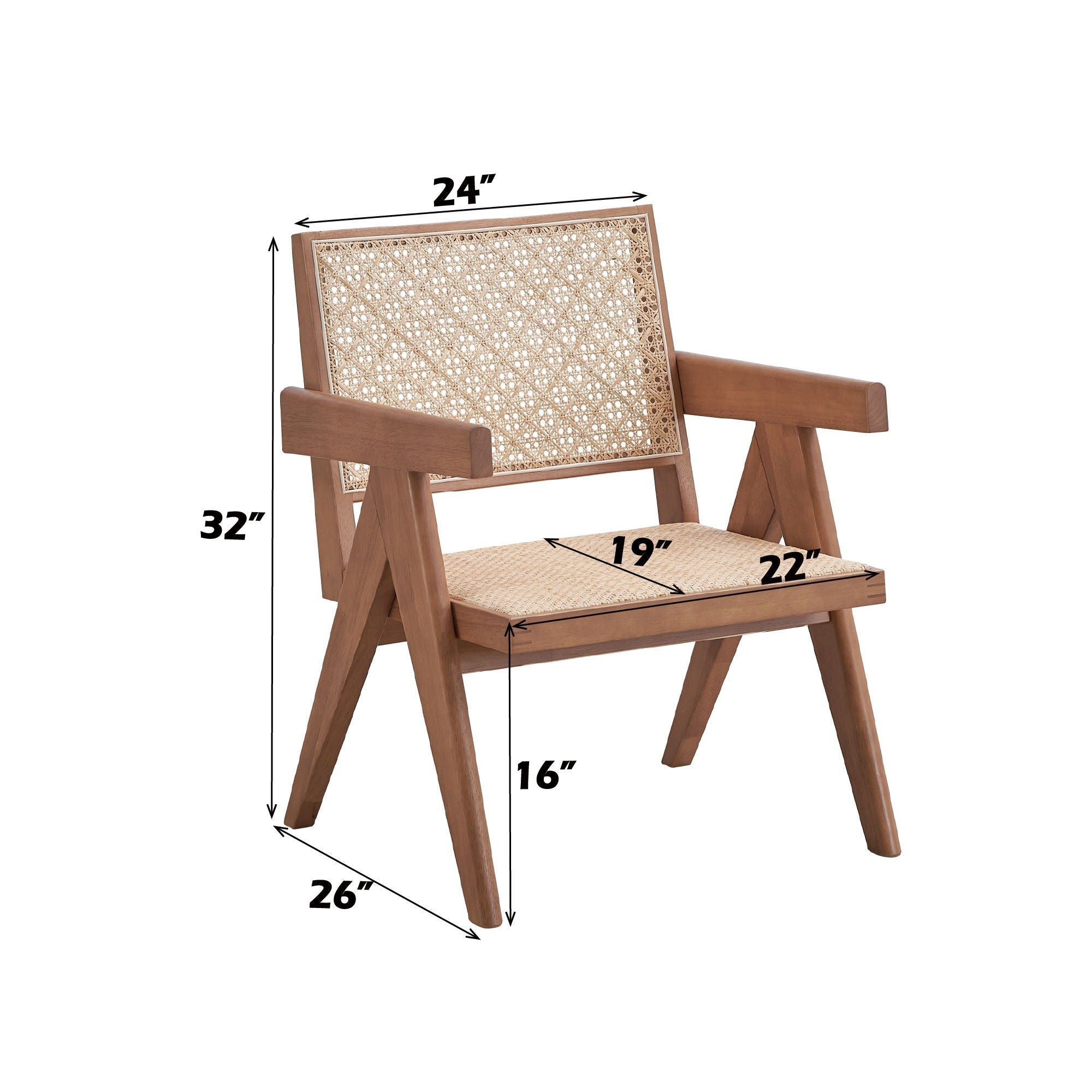 Velentina Accent Chair - Natural / Rattan