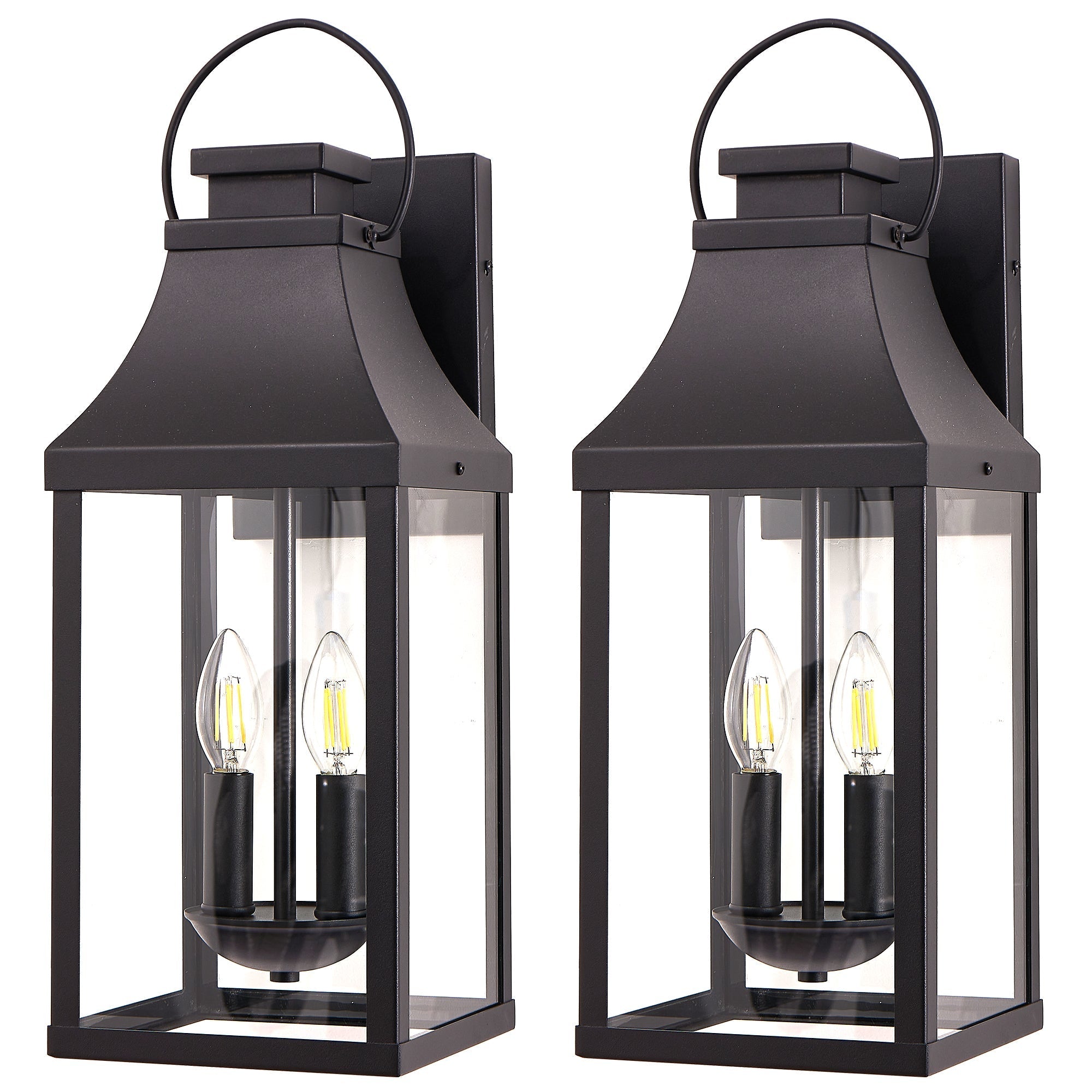 20" Outdoor Wall Light 2-Pack