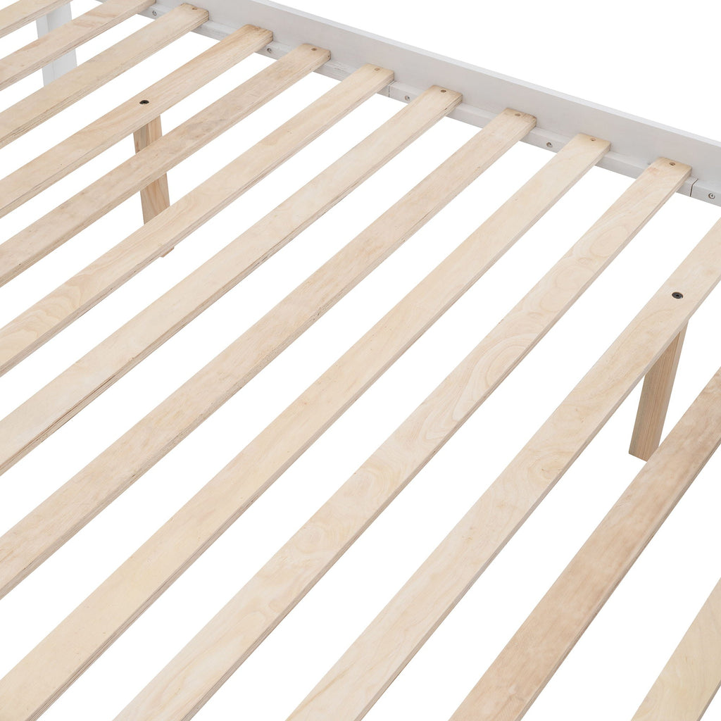 Stairway Bunk Bed With Storage And Guard Rail For Bedroom