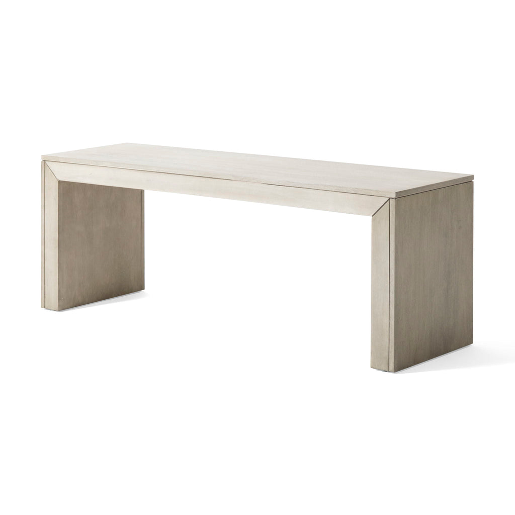Acacia Wood Dining Bench, Farmhouse Style